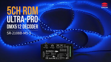 Ultra-Pro 5CH RDM DMX512 Decoder_SR-2108B-M5-5