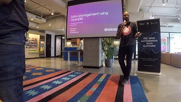 Introduction to data management in Kubernetes using OpenEBS [CNCF Meetup Bangalore] [July 2019]