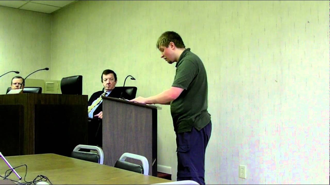 USWGO Brian D. Hill makes a speech on the NDAA at the Mayodan Town