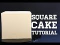 Square Cake Tutorial Using Acrylics- Rosie's Dessert Spot