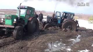 Best Fail 2018 Tractors Stuck In Mud Compilation HD720p