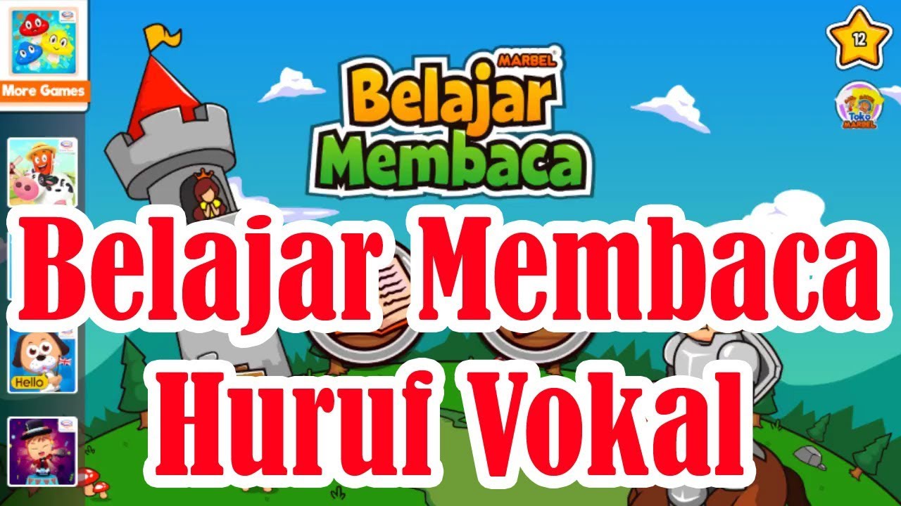 Belajar Membaca Huruf Vokal Edukasi Anak  YouTube