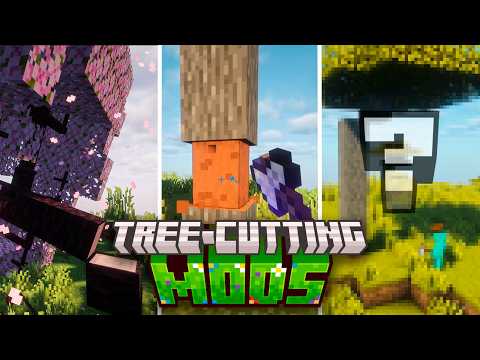 TOP 5 Tree-Cutting Mods for Minecraft (1.20.1 / 1.21.1 / 26.1.2+)