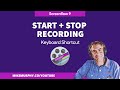 Screenflow 9: How To Start & Stop Recordings