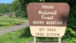 Free Camping at Brown Mountain Dispersed Camping Area, Pisgah NF, NC
