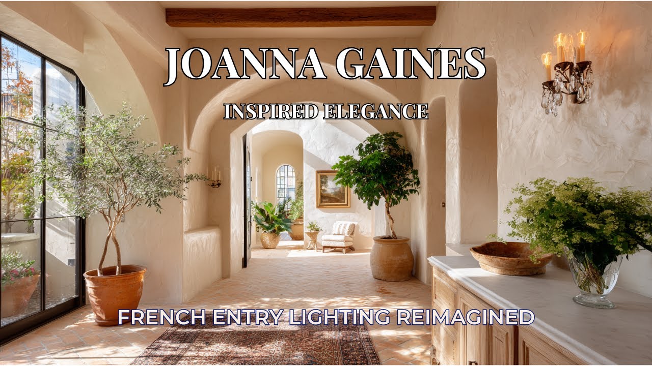 Joanna’s French Wall Sconces & Entry Lighting Ideas