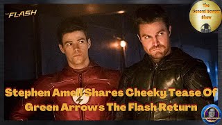 Stephen Amell Shares Cheeky Tease Of Green Arrow's The Flash Return - General Bowser show