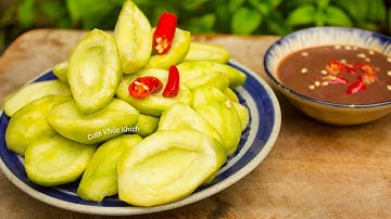 CÁCH LÀM XOÀI NON NGÂM CHUA NGỌT GIÒN NGON ĐỂ ĐƯỢC LÂU - CKK