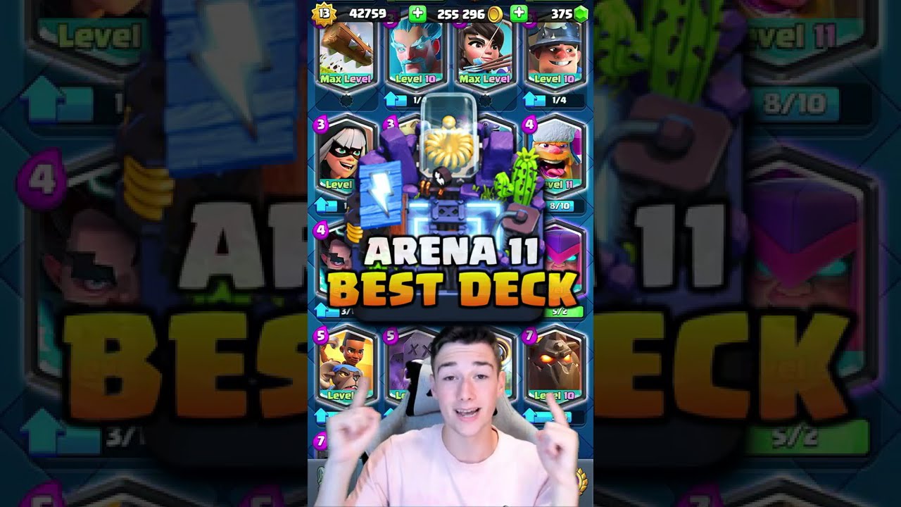 ???? Best Deck For Arena 11 In Clash Royale! - Youtube