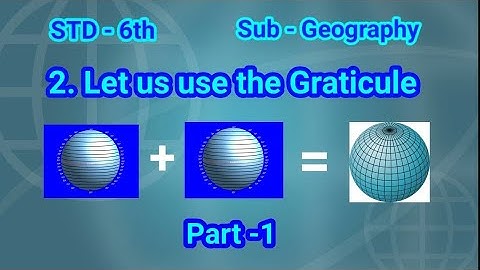 6th STD, Geography, Lesson no 2. Let us use the Graticule. (Part 1)