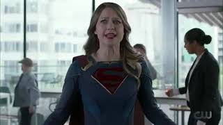 Supergirl 6x13 Team Supergirl vs  Spike The DRAGON!!! (Fight Scene)