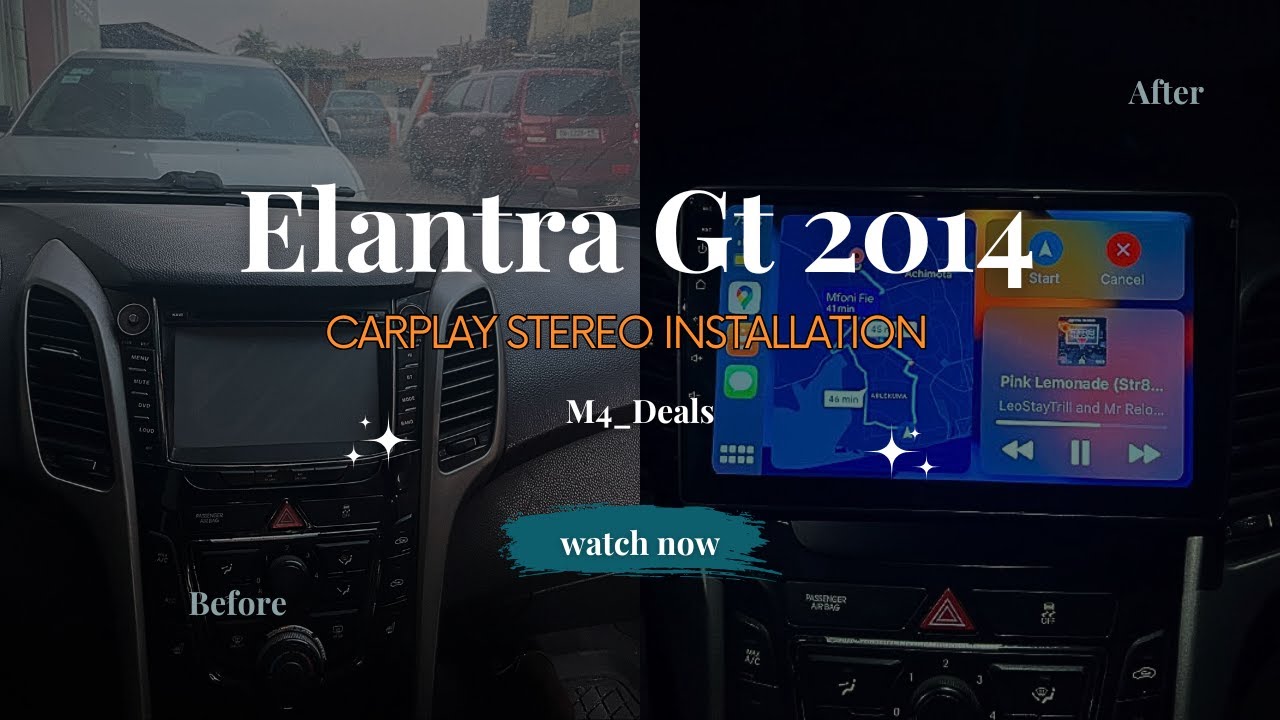 Original Carplay And Android Auto Stereo For Elantra Gt 2014