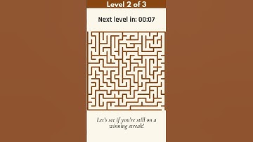 Can You Solve This Maze Puzzle? 🧠 Quick Brain Game Challenge!