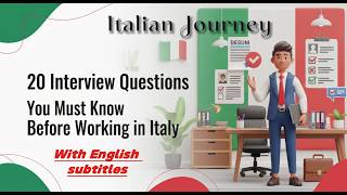 20 Italian Interview Questions &amp; Answers | Learn Italian Fast for Jobs