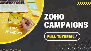 Zoho Campaigns Full Tutorial 2025! Best affordable email marketing software