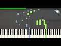 Air Supply - All Out Of Love | Adelina Piano synthesia tutorial
