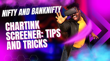 Nifty and Banknifty Equity Options Algo Trading with Chartink Screener: Tips and Tricks