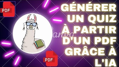 Générer un quiz à partir d