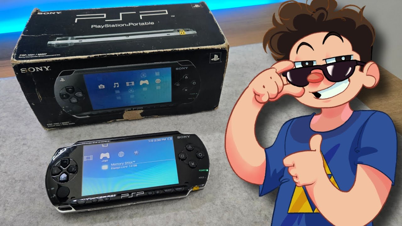 Comprei o primeiro PSP lançado! (PSP gorducho kkkkkk)