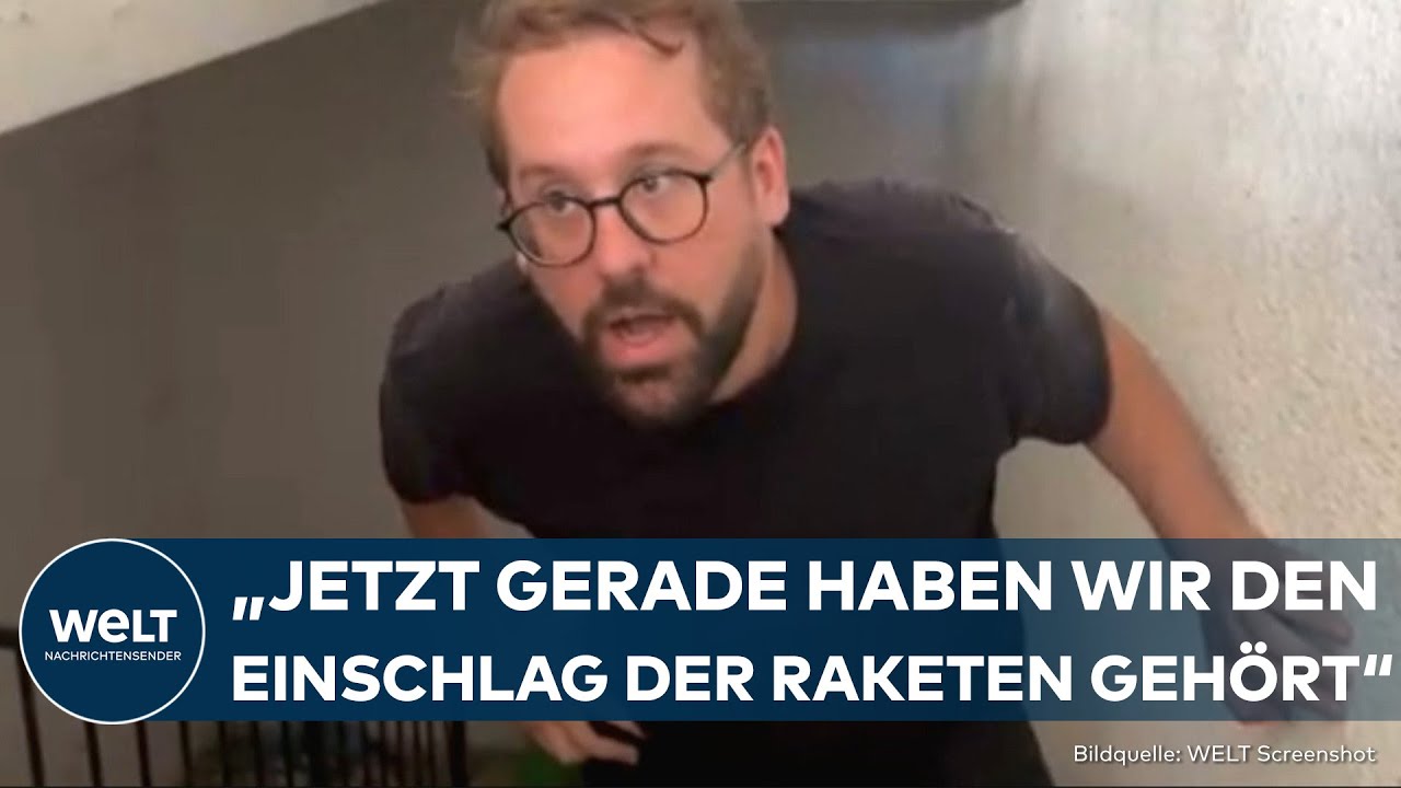 KRIEG IN ISRAEL Luftalarm während LiveSchalte! WELTReporter