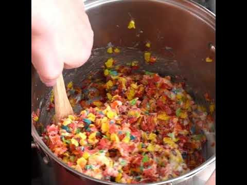 Fruity Pebble Krispie Treats - YouTube