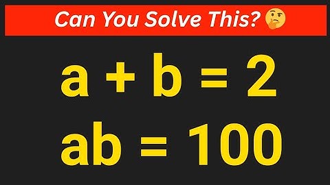 Math Olympiad Problem | How To Solve For (a,b) In This Problem... | Quick Trick 