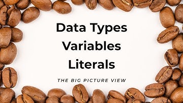 Data Types, Literals, and Variables - A Foundational Introduction in Java