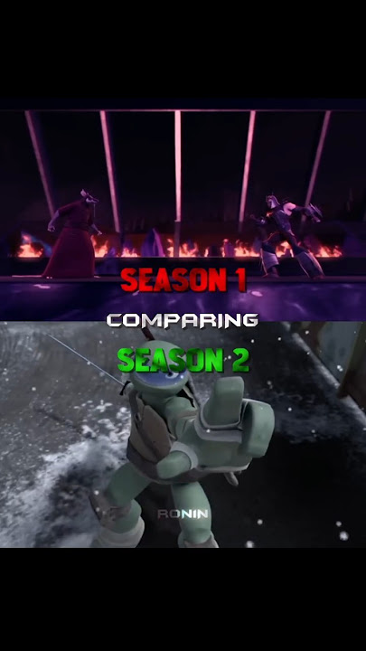 Season 1 VS Season 2 || TMNT 2012 #tmnt #ninjaturtles #tmnt2012 #edit #shorts #season #writing #vs
