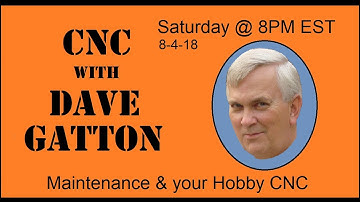 CNC With Dave Gatton -  Maintenance and your Hobby CNC