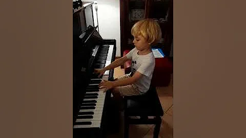 Alberto Cartuccia Cingolani (5 y.o) - J.S.Bach Pre...