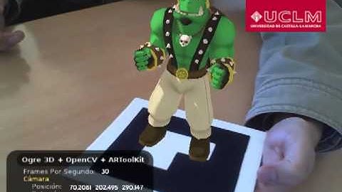 Ejemplo 11 "ARToolKit + OpenCV + Ogre"