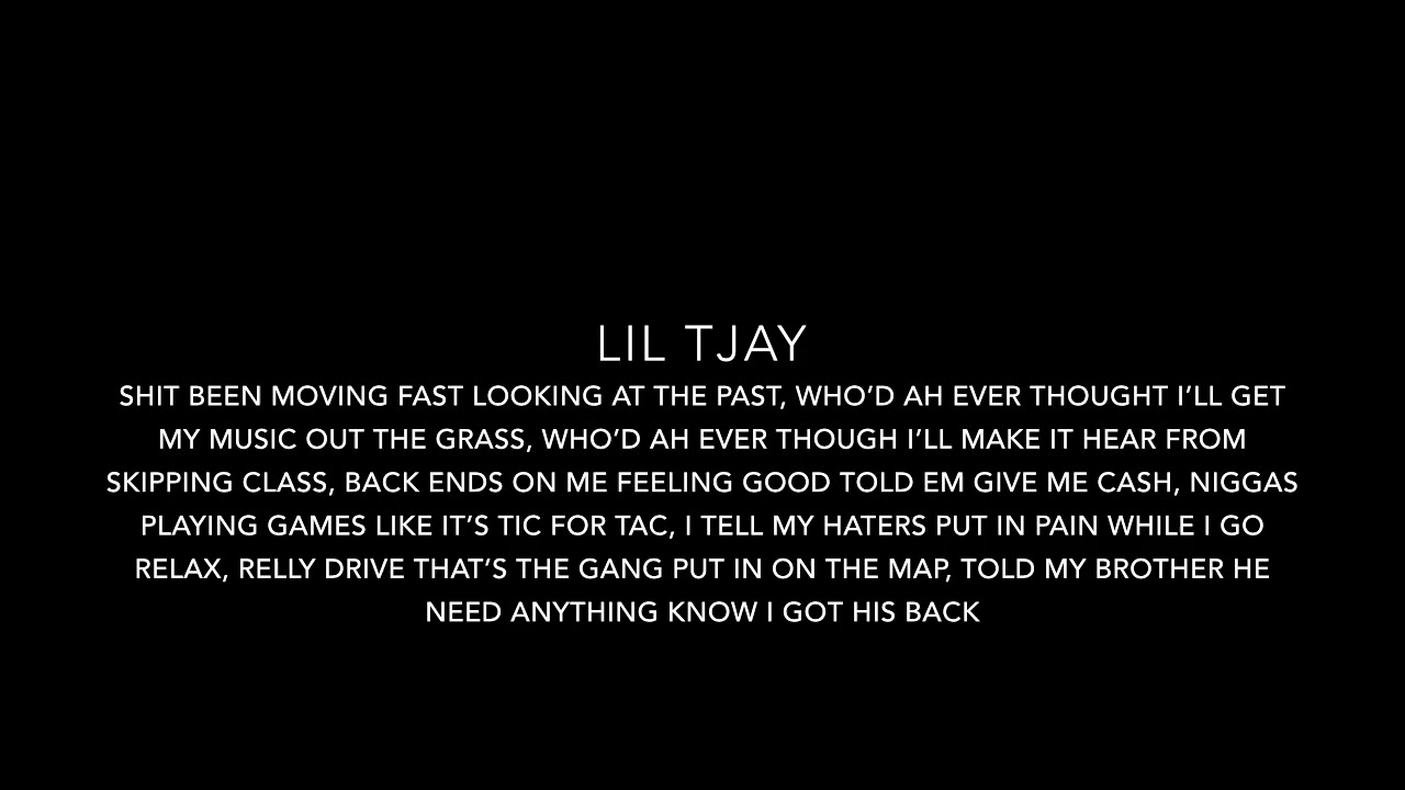 Lil TJAY- No Label (Lyrics) .
