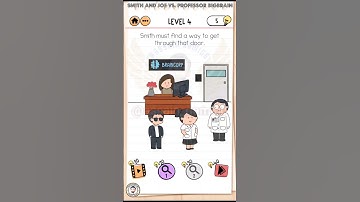 Brain Test 2 Smith and Joe vs. Professor Bigbrain Level 4