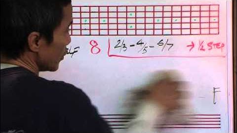 The Whole-Half Scale Construction In 12 Keys - By Huan - guitarelements.com