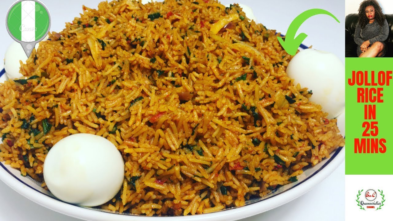 Emergency Jollof Rice For Lazy Day Fast Jollof Rice Recipe Youtube