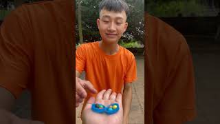 Thử thách ăn kẹo sắc màu  #funny #viral #shorts