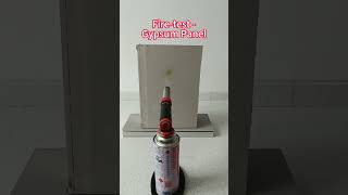 Fiber Cement Board Fire Test - Showroom Demo