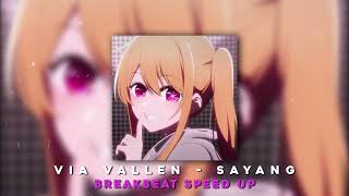 DJ SAYANG - VIA VALLEN BREAKBEAT SPEED UP (TIK TOK VERSION)