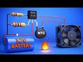 गर्मी से चलने वाला फेन सर्किट केसे बनाए l how to make temperature circuit l sensor fan kese banaye