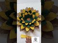 How to make beautiful wall flower using cardboard #cardboardcraft #wallflower #diydecor #diyflowers
