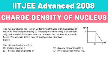 Paragraph Question: Variable density Of Nuclear Charge (#IITJEE 2008 #PYQ Advanced)