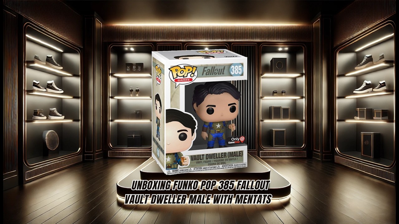 Unboxing Funko Pop 385 Fallout Vault Dweller Male With Mentats