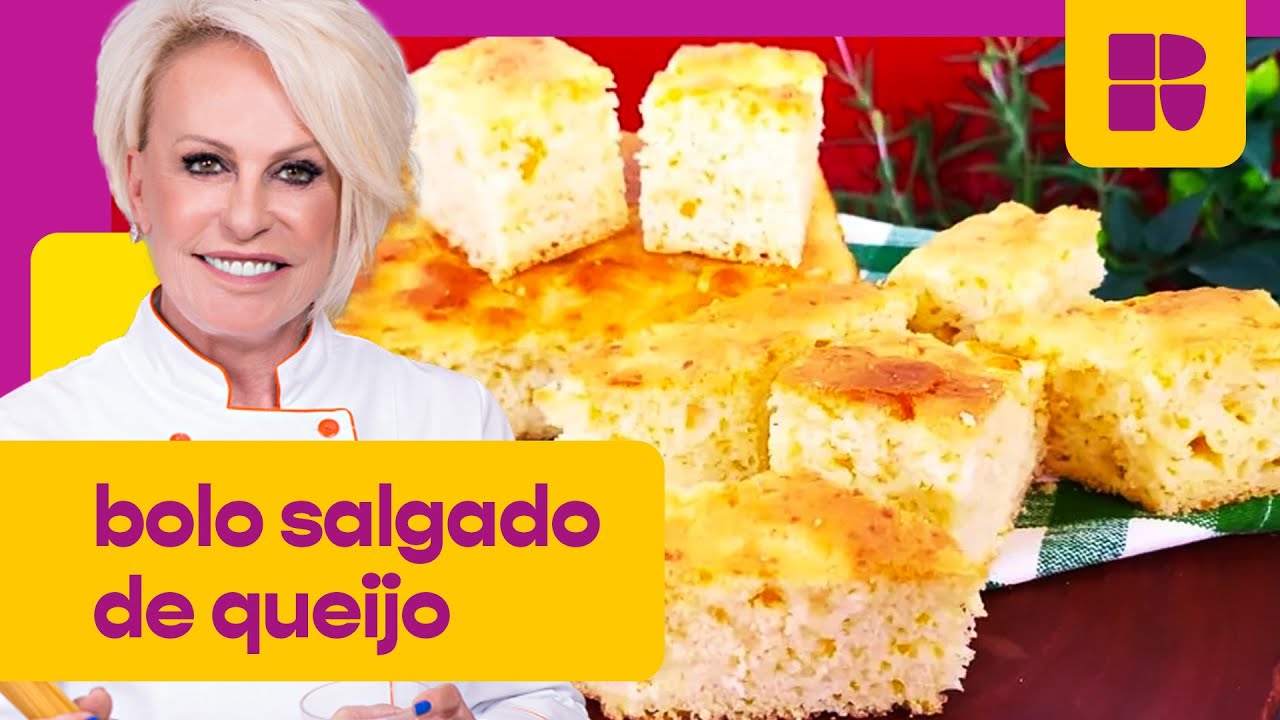 Receita de bolo de cenoura de liquidificador • Ana Maria Braga