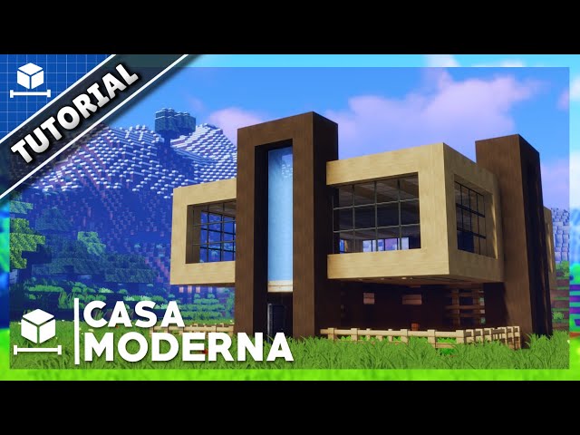 Minecraft: CASA moderna de CONCRETO playa chill 1.19 Tutorial #6✓