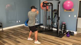 🔥 Split Stance Cable Chop (High to Low) | Core & Rotational Power for Athletes!
