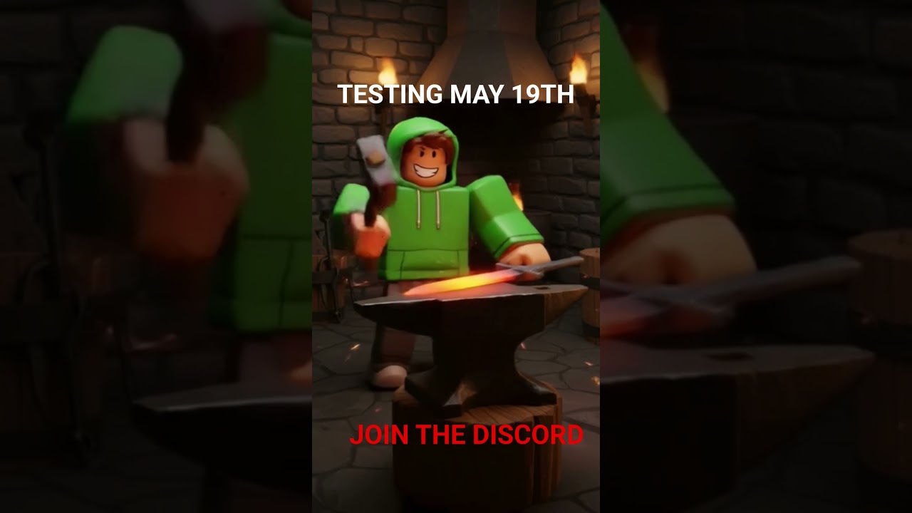 HammerForge – Roblox Blacksmithing Game | Testing Begins May 19th