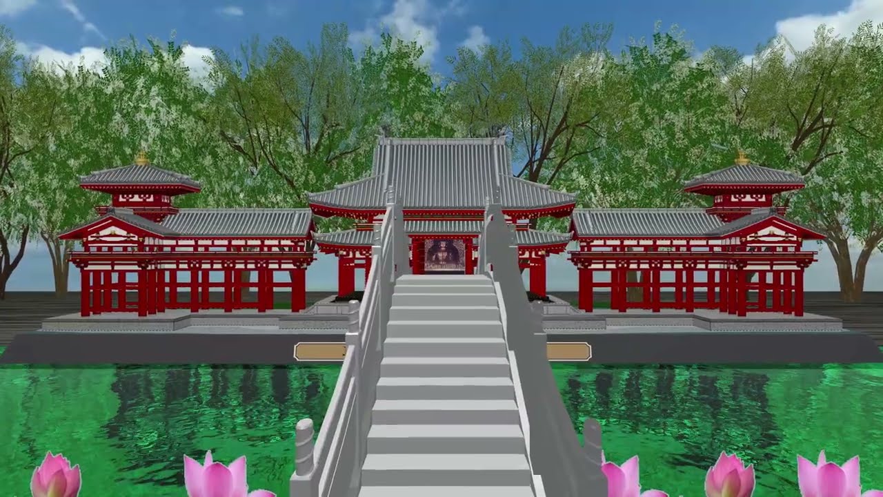 NGÔI CHÙA 3D thờ Phật Thích Ca mừng Đại lễ Phật đản... - youtube