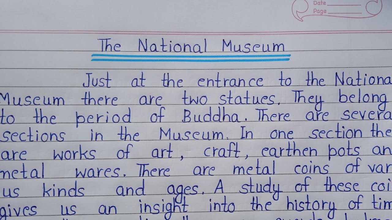 sample essay about museum