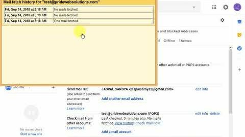 Add POP3 Account to Gmail - Check mail from other accounts in gmail