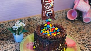 ?Candy filled M&Ms cake |لاير كيك امنمز ?